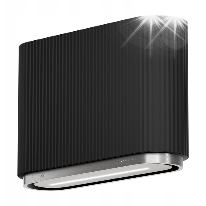 Абсорбатор Ciarko Mono Black 80cm, управление с жестове, LED осветление, 56,5x79,9x29cm