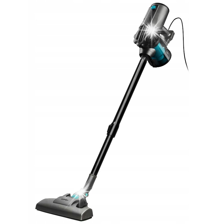 Aspirator vertical CECOTEC Conga ThunderBrush 560, 600W, antialergic, negru/albastru
