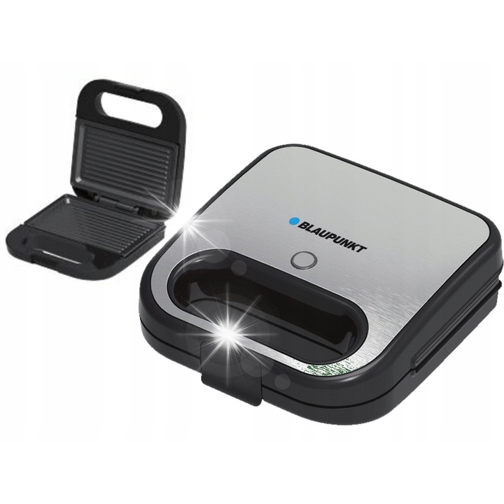 Blaupunkt SMS501 kenyérpirító, 750W, fekete, 23,6x22,8x9,5cm