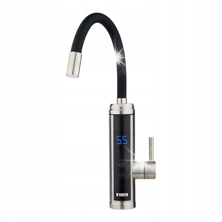 N'oveen IWH955 azonnali vízmelegítő, inox, 55°C, 2-2,5 l/perc, pultra szerelhető