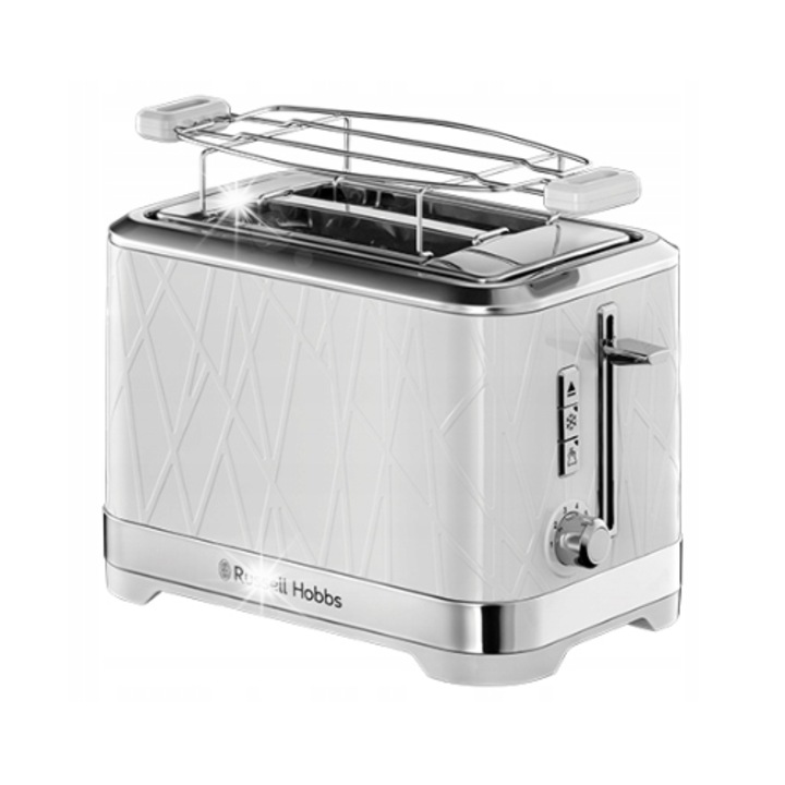 Тостер Russell Hobbs 28090-56 1060W, сребрист, функция за размразяване, функция Lift&Look