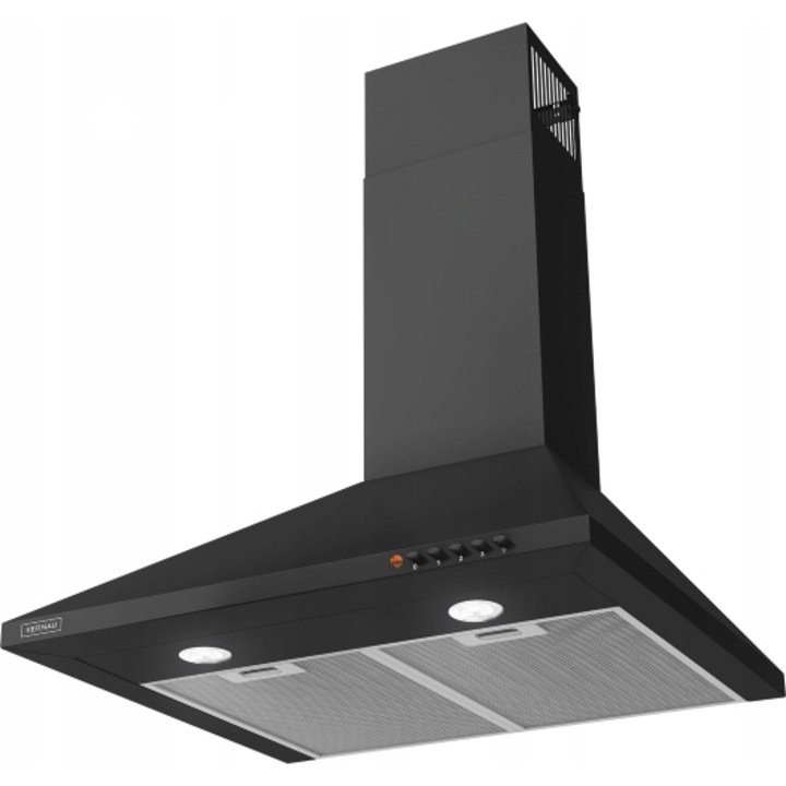 Абсорбатор Kernau KCH1162.1B, 3 скорости, LED осветление, 60см, черен