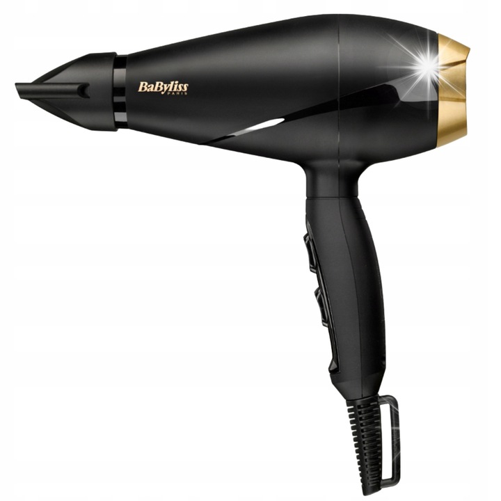 Сешоар Babyliss 6704E 2000W, 2 температури, 2 скорости, концентратор 6мм, 100 км/ч