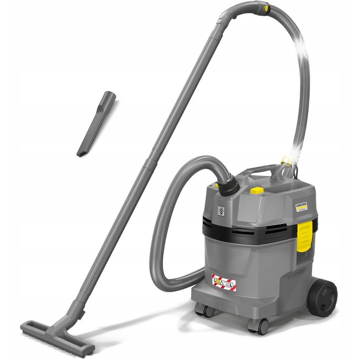 Индустриална прахосмукачка Karcher NT 22/1 Ap L 1300W, капацитет 22л, компактна, сухо/мокро почистване, 380x370x480мм