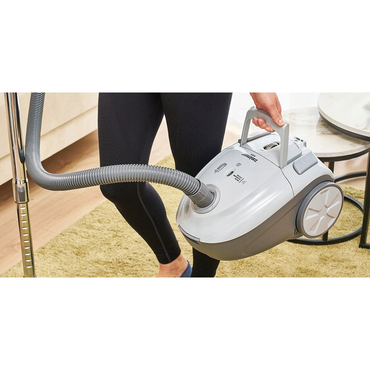 Aspirator cu sac Zelmer ZVC251 Edek, 800W, 2,5l, roti din cauciuc, set accesorii 2in1