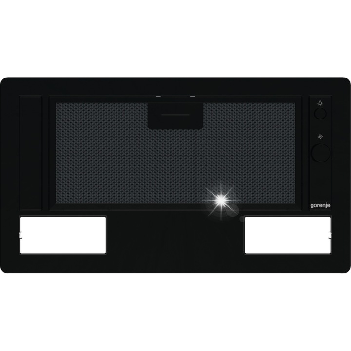 Тънък абсорбатор Gorenje Essential Line, 140W, 3 скорости, черен, 534x208x300мм