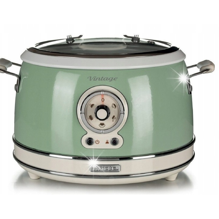 Мултикукър Ariete 2904, 3.5л, 700W, зелен, комплект с аксесоари