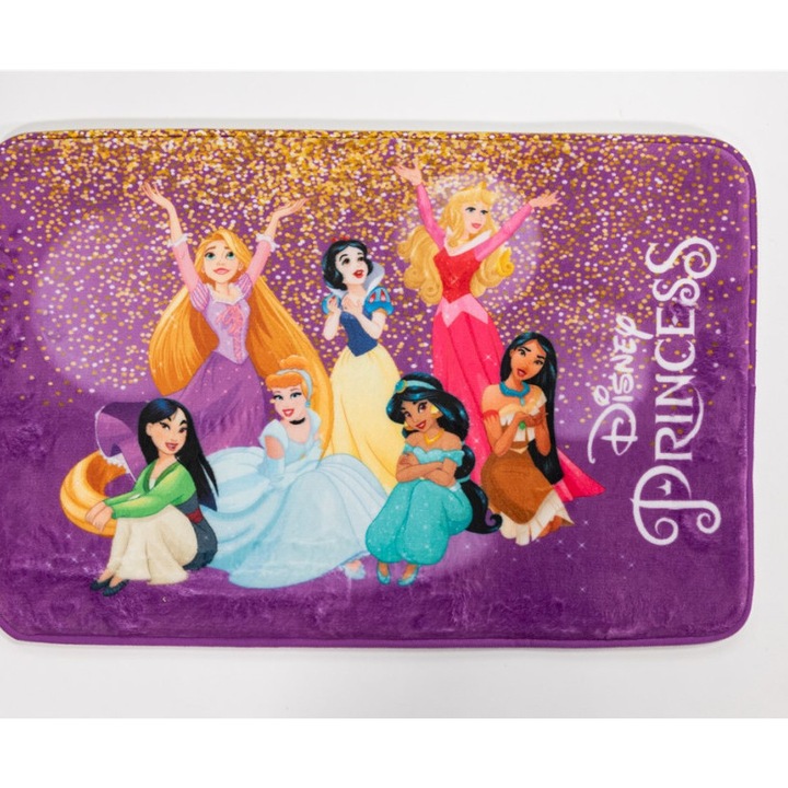 Дисни принцеси Парти изтривалка, постелка за баня 40x60 см