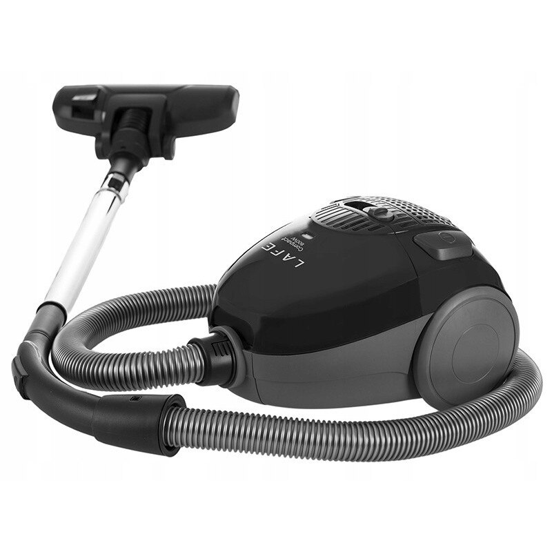 Aspirator, Lafe, OWJ001, 1L, compact, sistem de filtrare triplu, accesorii incluse, Negru / Gri