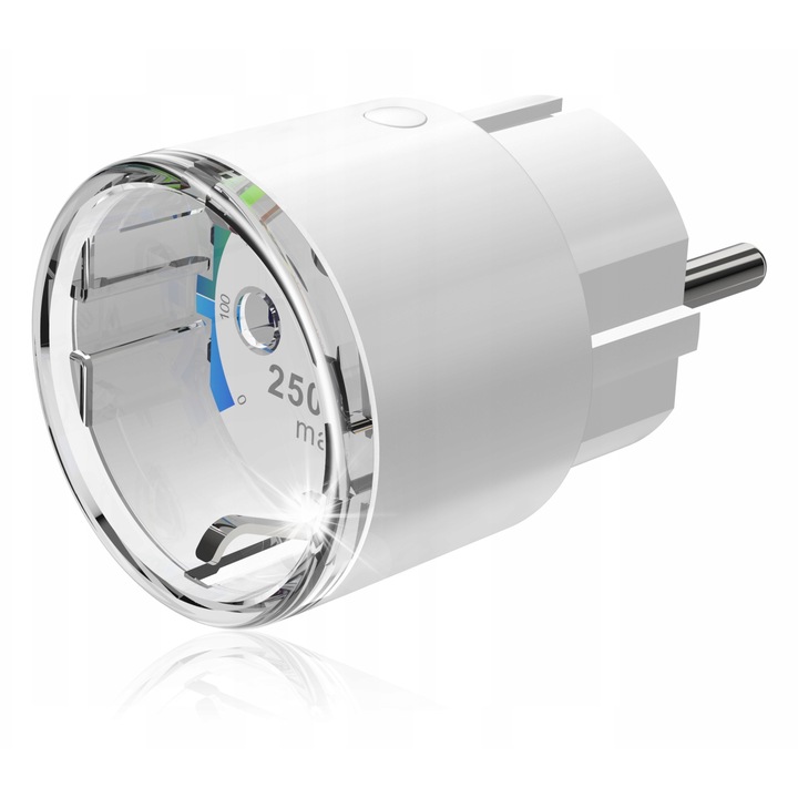 Смарт контакт NOUS A1, комплект 4 броя, Wi-Fi, бял, 41x41x75мм