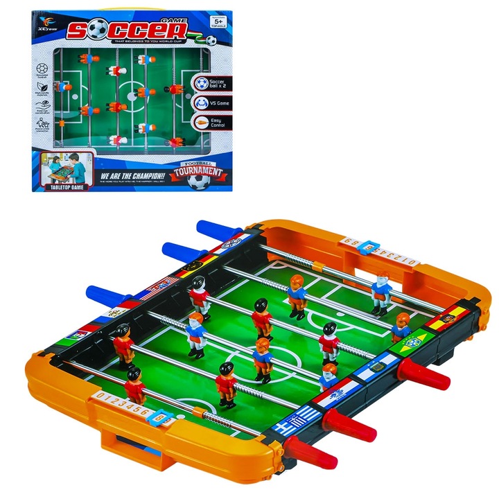 Joc Foosball 2, 36x35x5.5 cm