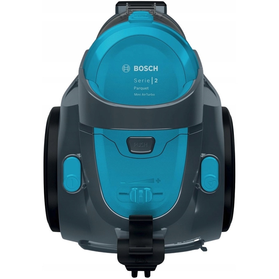 Aspirator fara sac Bosch BGS05X240 turcoaz compact 14x268x381mm 4.4kg