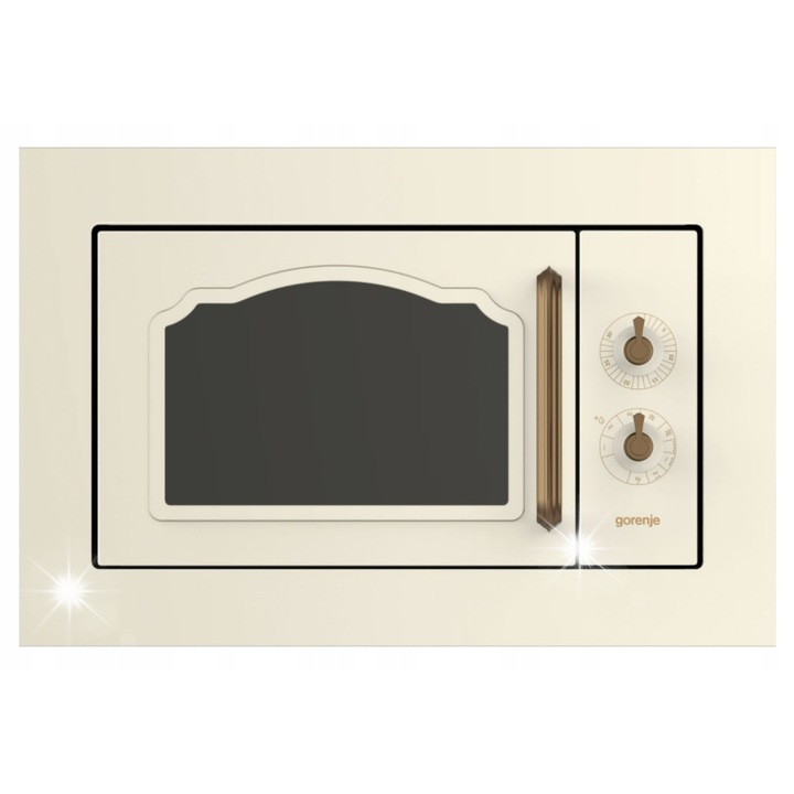 Cuptor cu microunde Gorenje BM235CLI 800W 23l, tehnologie 360StirTechnology, ceramica, EasyClean