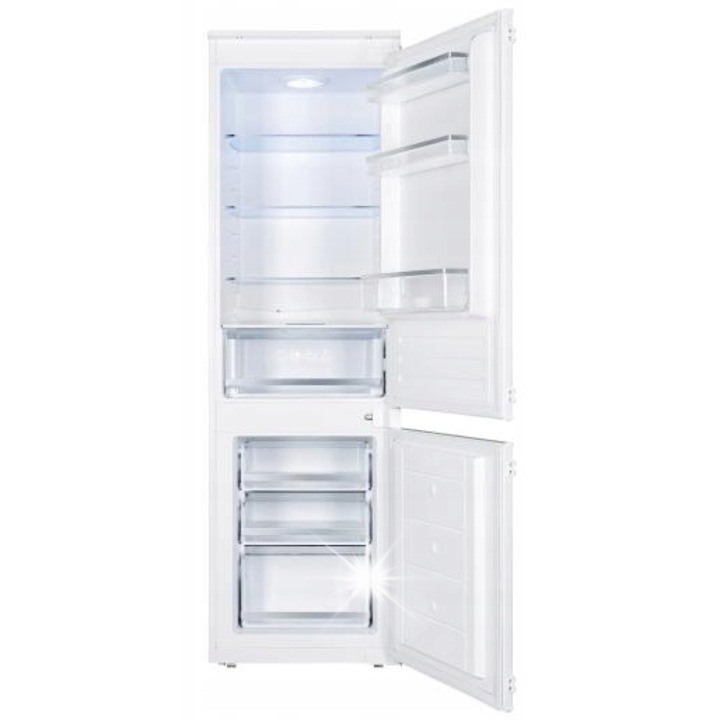 Вграден хладилник, Amica BK3265.4U, 176,9x54x55см, 195л, 75л, 39dB, LED осветление