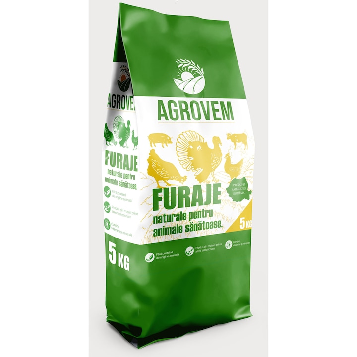 Furaj Complet Starter Prepelite 1zi – 4 saptamani, 5KG