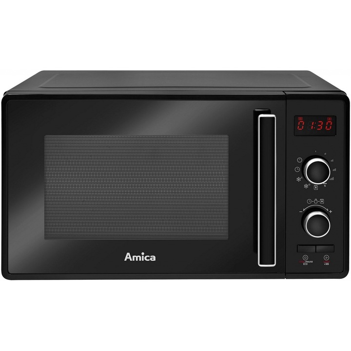 Cuptor cu microunde, Amica AMMF23E1GB, 23L, culoare neagra