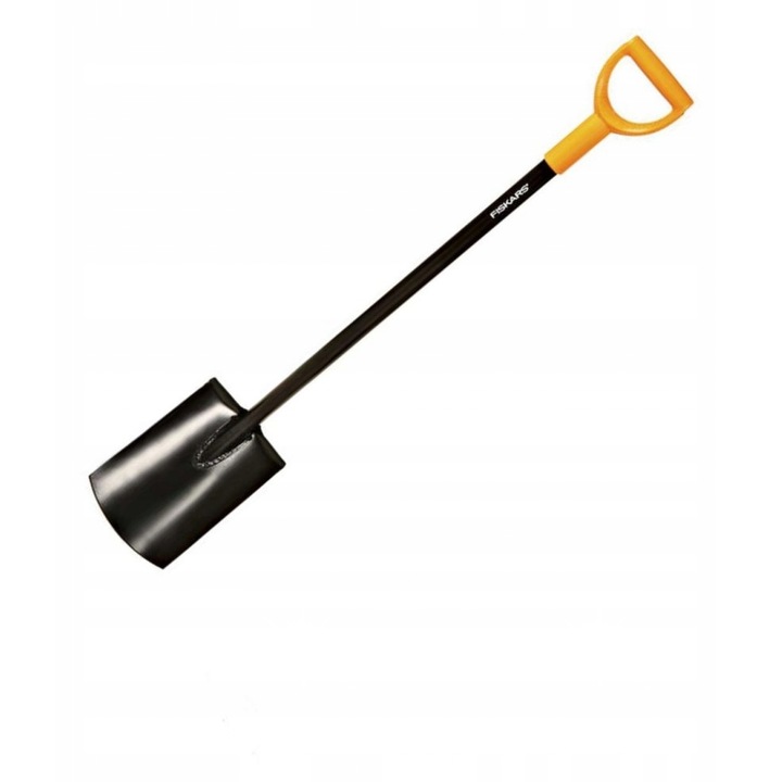 Комплект инструменти за копаене Fiskars, права лопата 117x18см, плоска лопата 127x24см, 2кг, 1.89кг