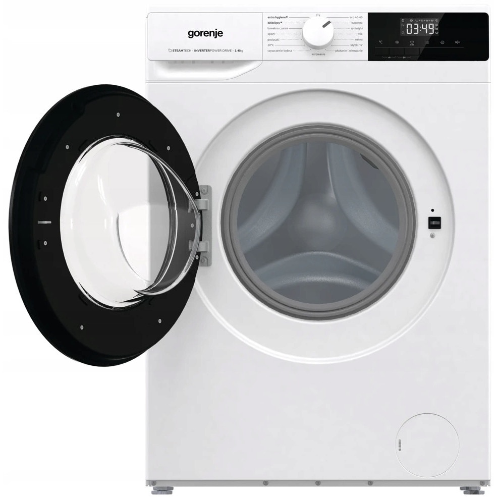 Masina de spalat rufe Gorenje W1NHPI62SCS, 6kg, 1200 rpm, 15 programe, alb, slim