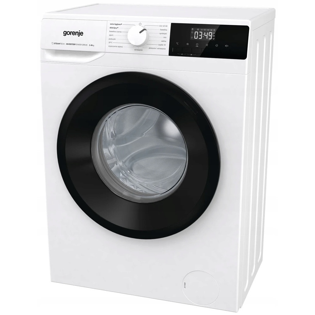 Masina de spalat rufe Gorenje W1NHPI62SCS, 6kg, 1200 rpm, 15 programe, alb, slim