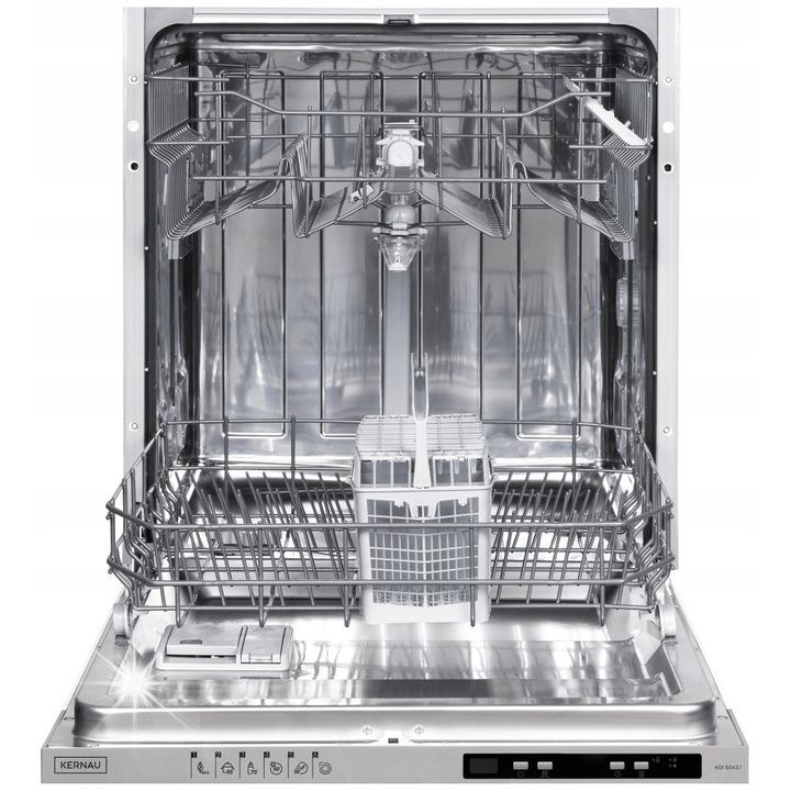 Masina de spalat vase compacta de sine statatoare Arielli ADW6-3602HN Alba, Capacitate 6 seturi, Clasa energetica F
