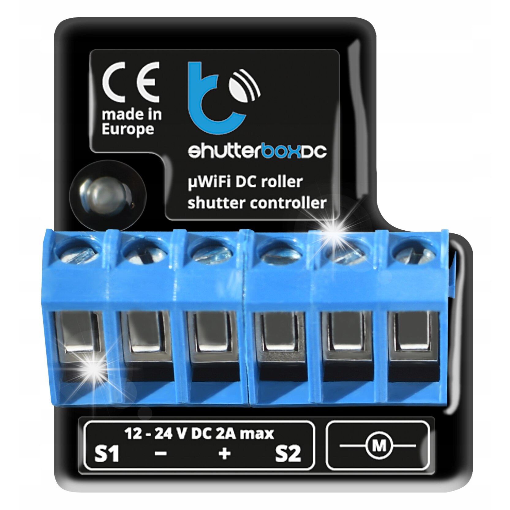 Sterownik rolet BLEBOX shutterBox DC WiFi 12-24V, control de la ...