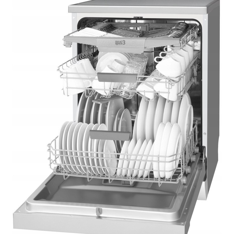 Masina de spalat vase freestanding Amica DFM64C7EOqIH 14 seturi, OpenDry, inox, 60cm