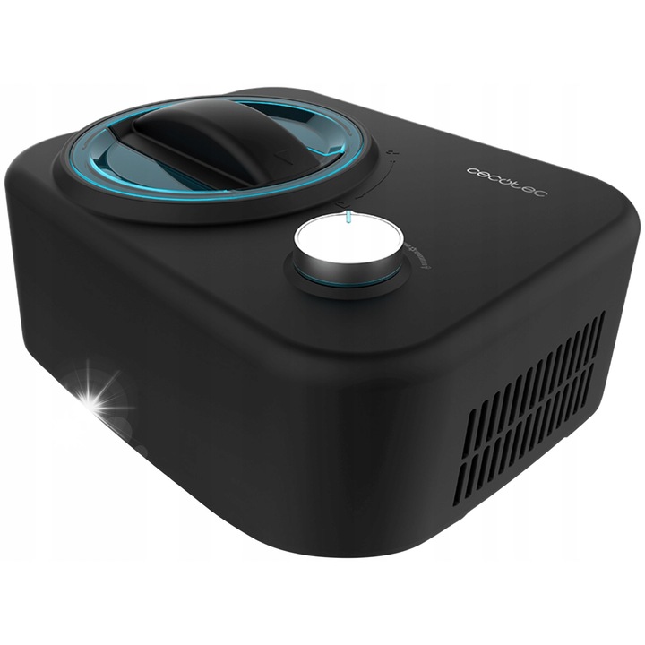 Cecotec Gelacy 800 fagylaltgép, 0,8L, 100W, fekete, előhűtés nélkül