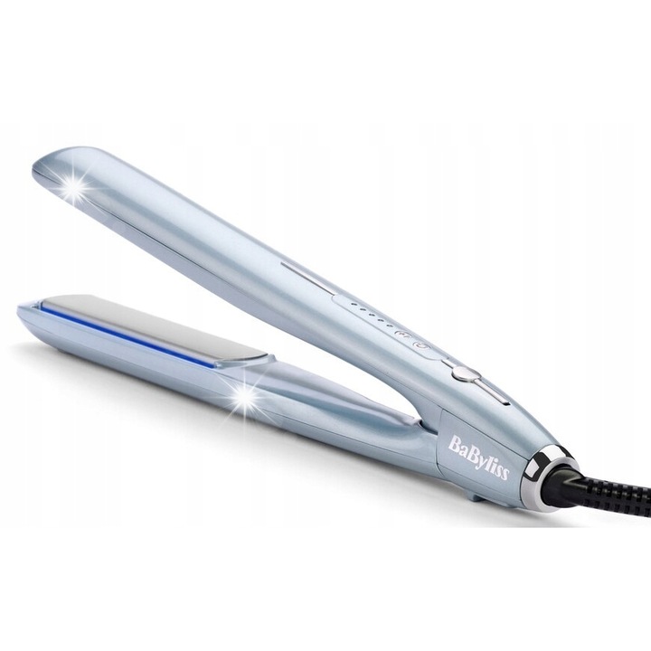 Преса за изправяне на коса Babyliss Hydro Fusion, керамика, йонизация