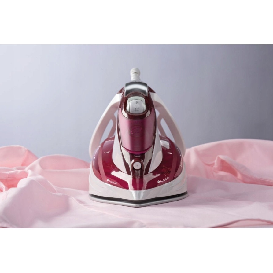 Fier de Calcat GORENJE SIH3000RBC, 3000W, 105g/min, 350ml, Talpa Ceramica, Visiniu-Alb