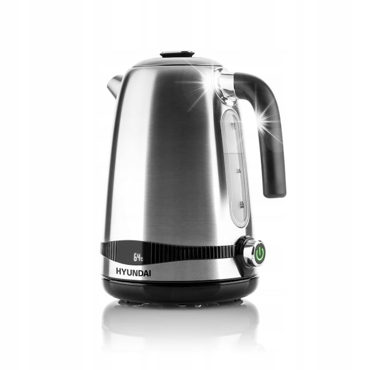 Fierbator, PRIMO, 0.8L 1200W, Negru, Inox