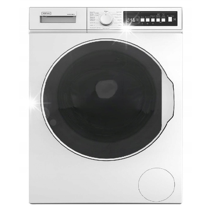 Перална машина със сушилня, Kernau KFWD 8642, 8кг, 6кг, 15 програми, 84,5x59,7x58,2см
