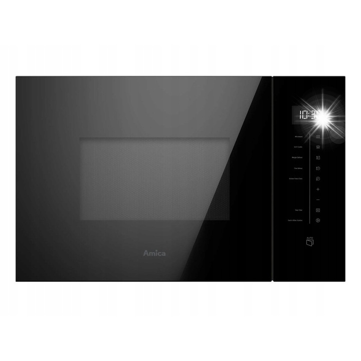 Cuptor cu microunde Amica AMMB25E3SGVB, 900W, 25l, negru, 59,5x38,8x38,8cm