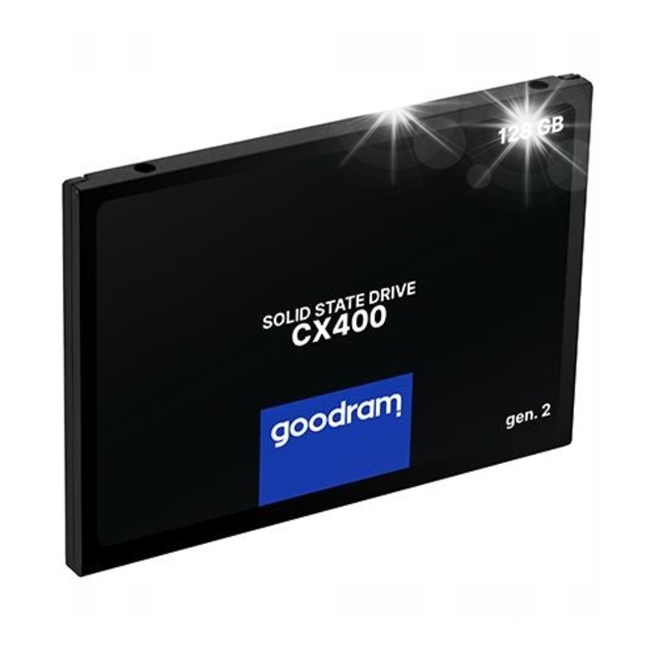 SSD диск 128GB 2,5" SATA III CX400 ген. 2, 550 MB/s четене, 460 MB/s запис, черен