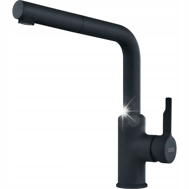 Кухненски смесител Franke Urban Pull-Out, матово черен, височина 294мм, дължина на маркуча 160см