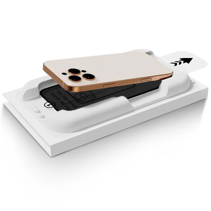 Folie Sticla Privacy pentru iPhone 17 Pro Max cu aplicator Daden MagicBox, Full Cover, Protectie Profesionala, Ultra Rezistenta, Calitate Premium, Margini negre