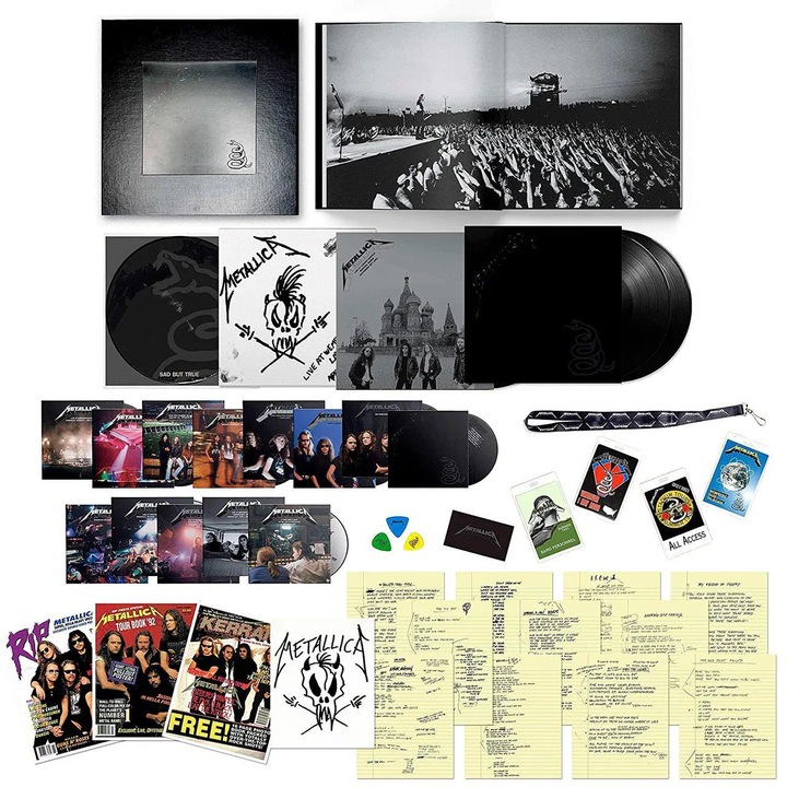 Metallica: Metallica (The Black Album, Super Deluxe Edition) - 6Vinyl (LP)+14CD+6DVD