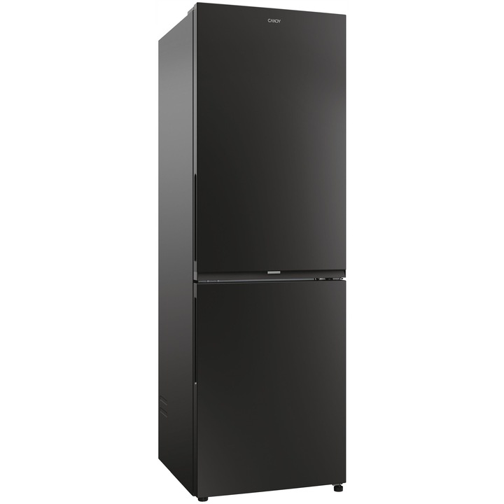 Frigider, Candy Fresco CNCQ2T618EB, 355L, No Frost 185cm, 2 usi, negru