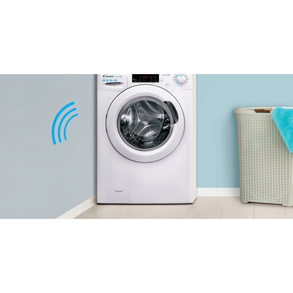 Masina de spalat rufe Candy CO12105TE/1-S, 10kg, 1200rpm, Wi-Fi + Bluetooth, alb, 60x58x85cm