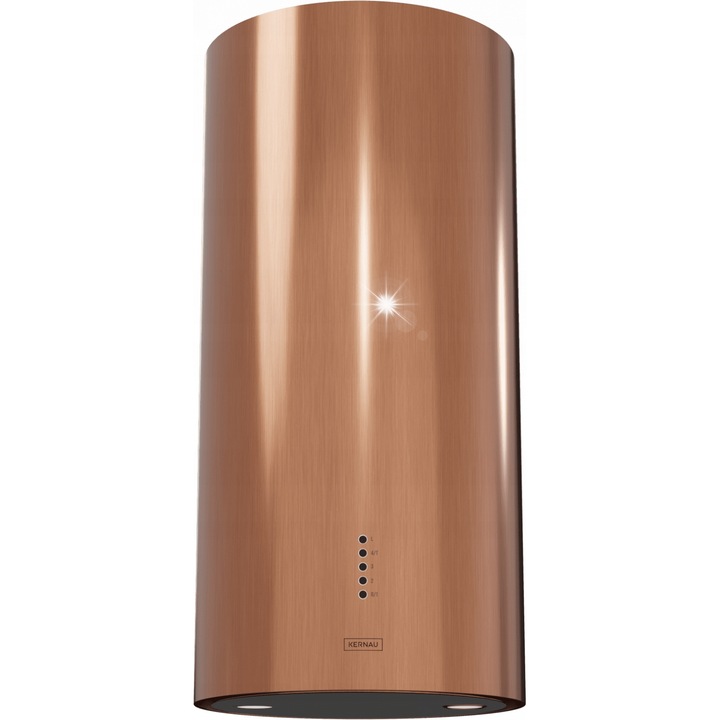 Hota perete Kernau KCH 0440.1 cu iluminare LED, 705 m3/h, cupru, 800x390x490mm