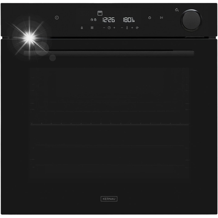Фурна за вграждане Kernau KBO 1071 S TC B, 78л, 10 функции, черна, 596x595x575мм