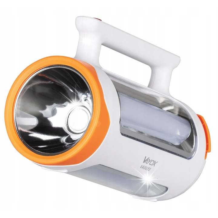 Къмпинг фенер Vayox VA0085, 2 източника на светлина, 3500mAh, 23,5x15x10,5cm