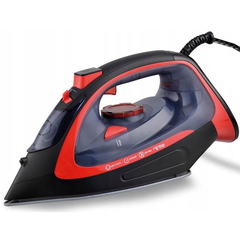 Fier de calcat cu abur Maestro MR-308C, 2400W, ceramica, 30,3x12,1x14,5cm, functie de auto-curatare
