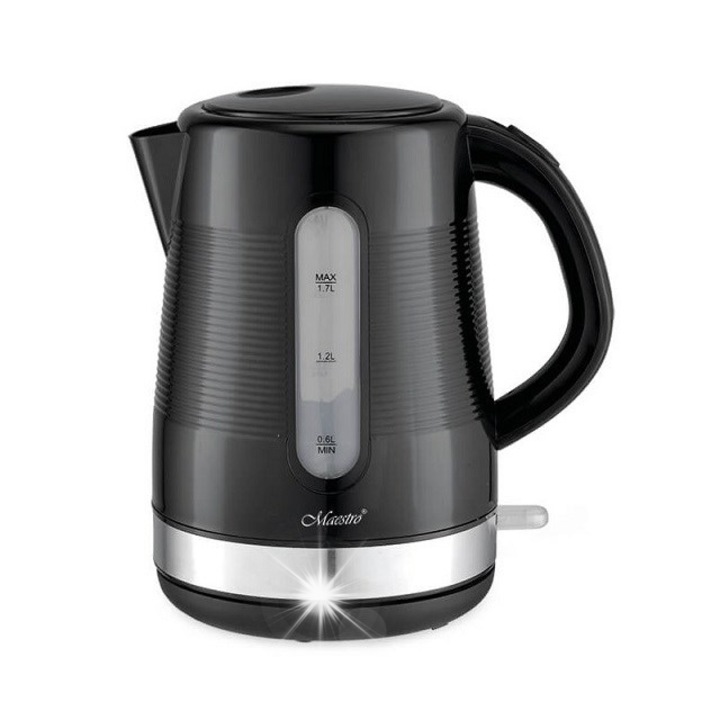 Maestro elektromos vízforraló 1,7L 2200W piros 220x155mm