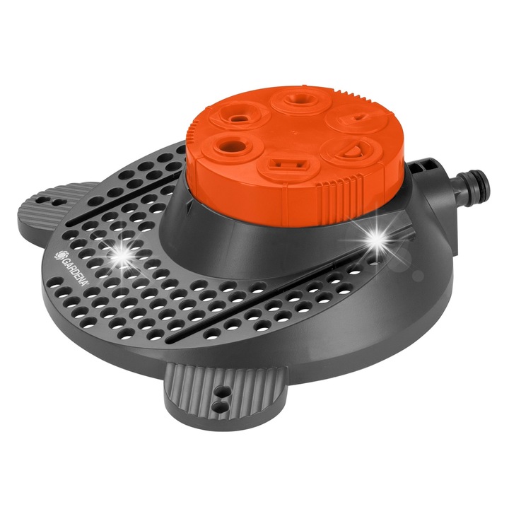 Пръскачка 6-функционална Gardena Classic, за кръгли, квадратни, правоъгълни, елипсовидни повърхности, 10м, 8м x 8м, 16x2м, 350гр