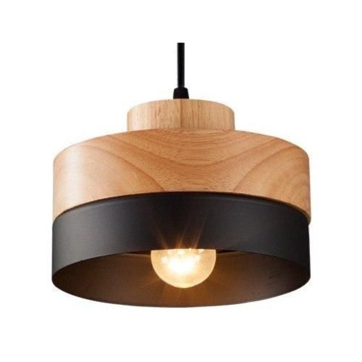 Pendul Cojom Velo 1NN, lemn natur, 1 X E27