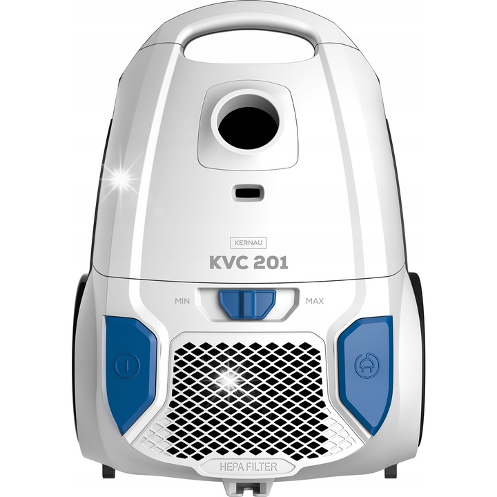 Aspirator, Kernau KVC 201, 700W, HEPA, alb/albastru, 3l