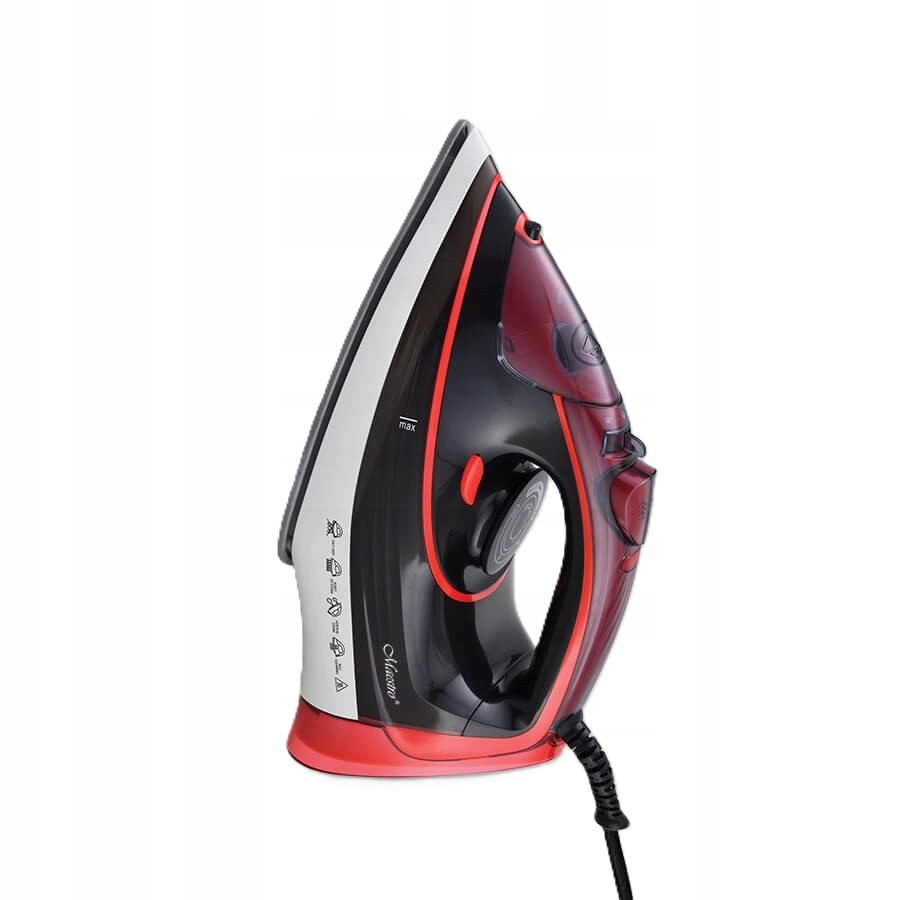 Fier de calcat cu abur Maestro MR309C, 2400W, ceramic, alb, reglabil, 28x12x15cm