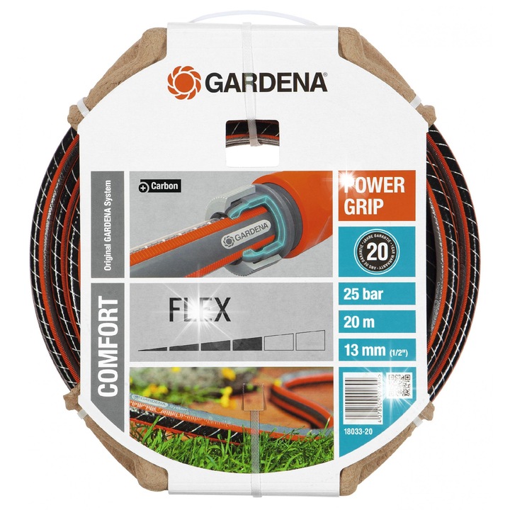Маркуч за градина Gardena Comfort Flex 1/2", 20м, 13мм, устойчив на налягане