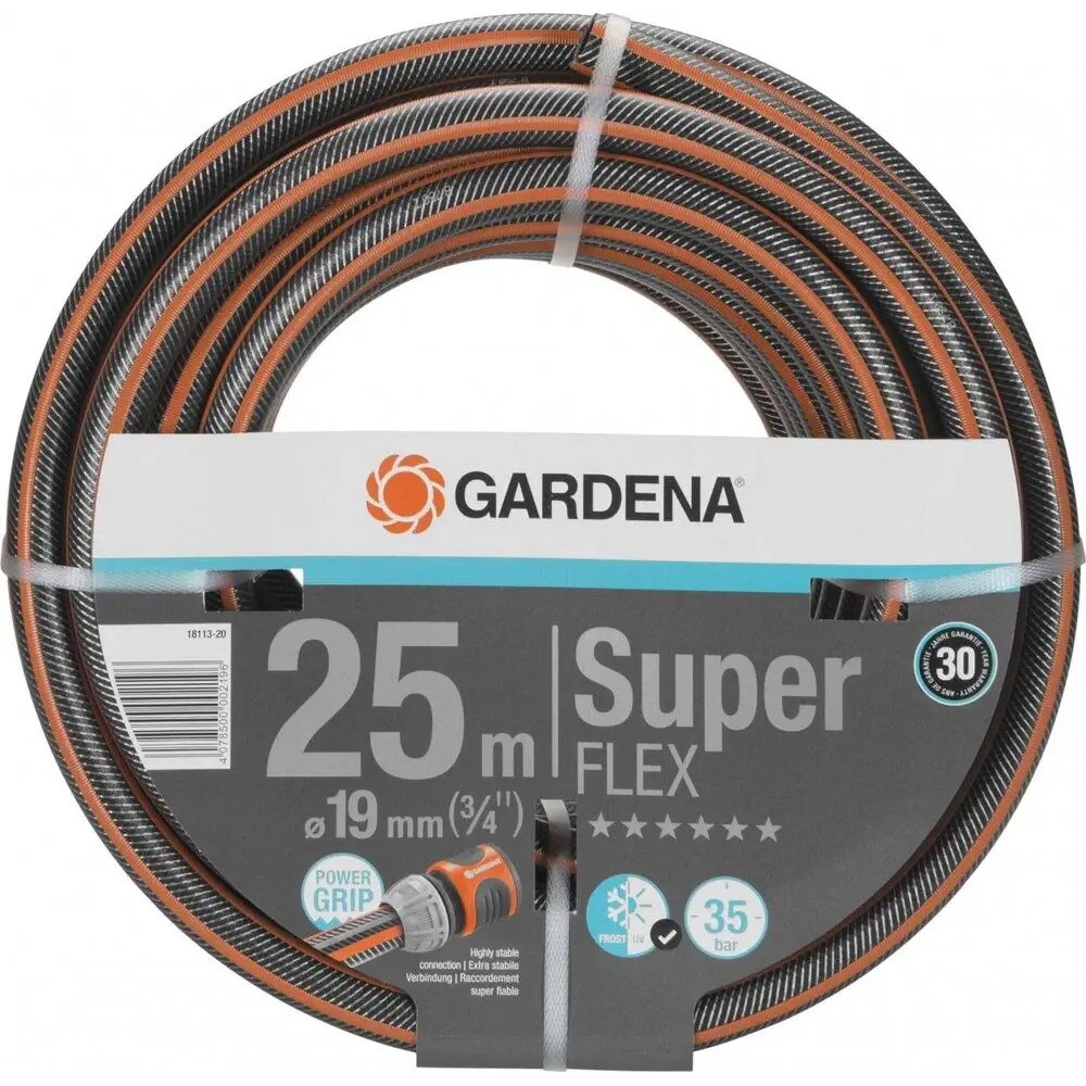 Furtun gradinarit Gardena Premium SuperFLEX 25m, profil Power Grip ...