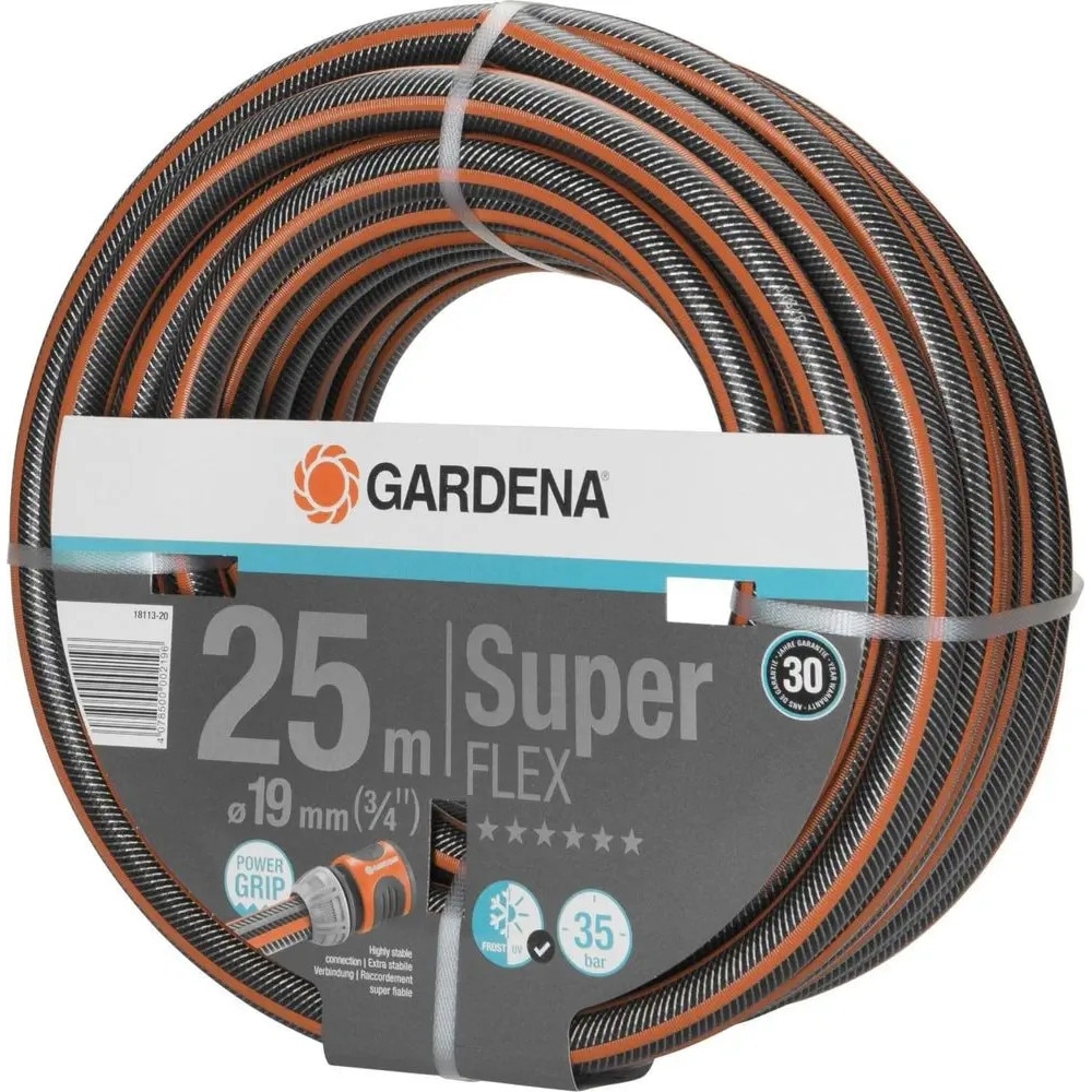 Furtun gradinarit Gardena Premium SuperFLEX 25m, profil Power Grip ...